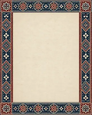 Heritage Verse Urdu design template preview