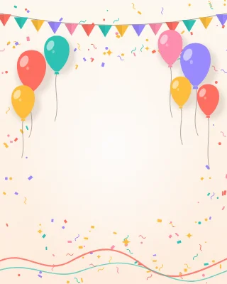 Birthday Greeting Urdu design template preview